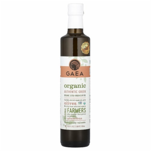 Gaea Extra Virgin Olive Oil Perspective: front