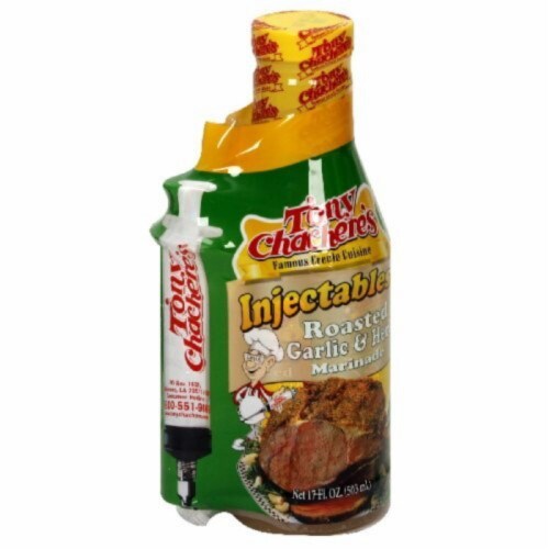 Tony Chachere's Injectable Marinade - Case of 6 - 17 oz. Perspective: front