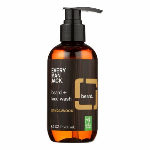 Every Man Jack - Beard & Body Wash Sandalwood - 1 Each - 6.7 OZ Perspective: front