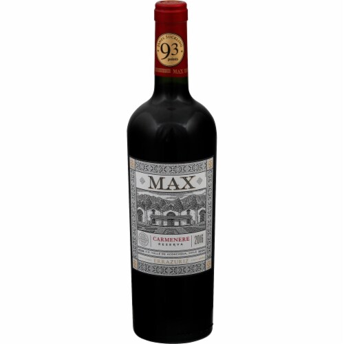 Max Errazuriz Carmenere Red Wine Perspective: front