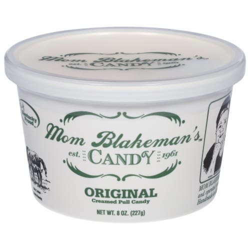 Mom Blakeman's Original Creamed Pull Candy Perspective: front
