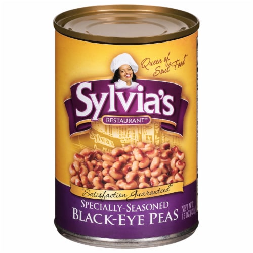 Sylvia's Specially Seasoned Black Eyed Peas Perspective: front