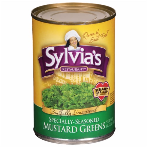 Sylvia's Specially Seasoned Mustard Greens, 14.5 oz - QFC