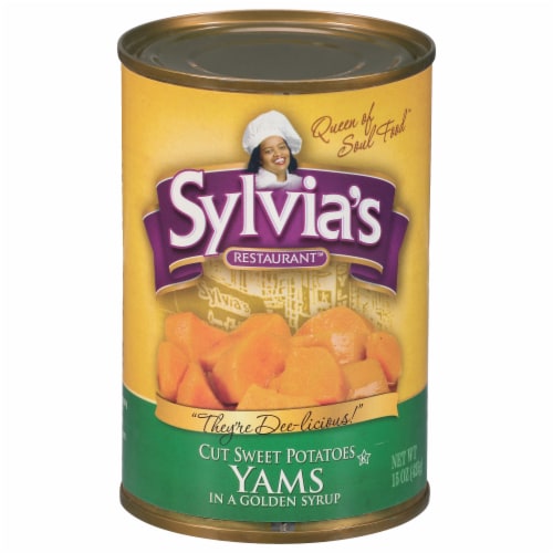 Sylvia's Sweet Potato Yams in Golden Syrup Perspective: front