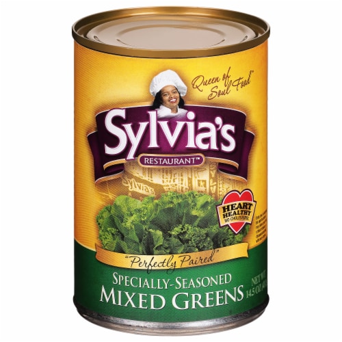 Sylvia's Restaurant™ Specially Seasoned Mixed Greens Perspective: front