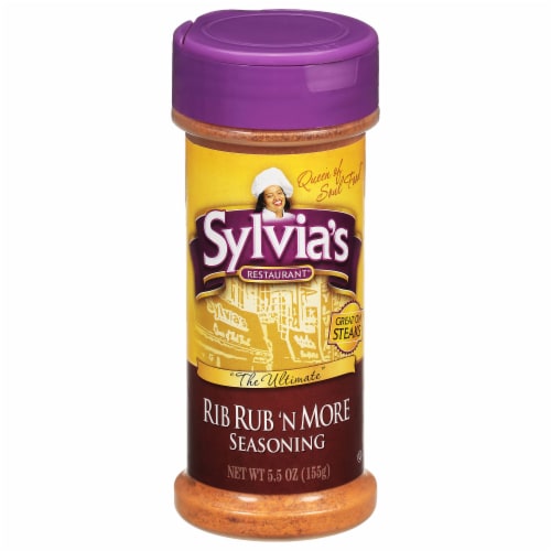Sylvia's Rib Rub N' More Seasoning Perspective: front