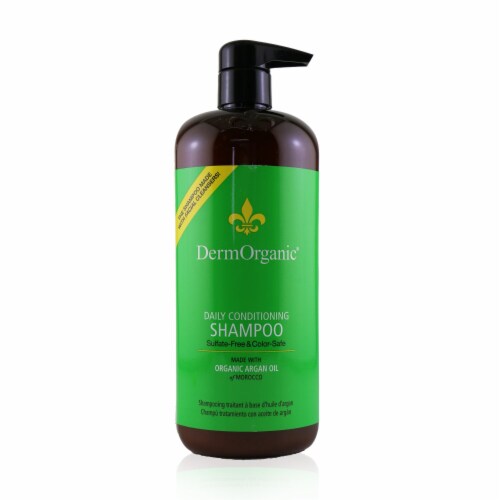DermOrganic Argan Oil SulfateFree & ColorSafe Conditioning Shampoo 1000ml/33.8oz Perspective: front