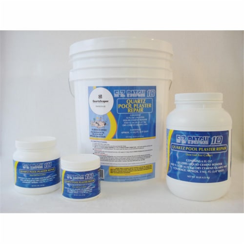 E-Z Products EZP-1033 1 lbs Tahoe Blue Quartz Plaster Repair Perspective: front