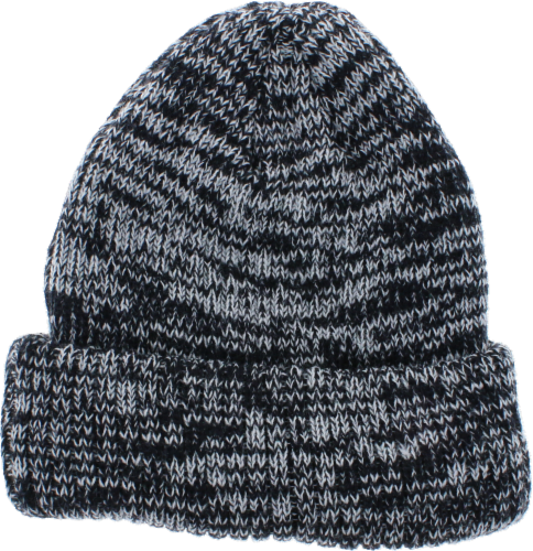 Pugs Gear Stripled Beanie - Black/White Perspective: front
