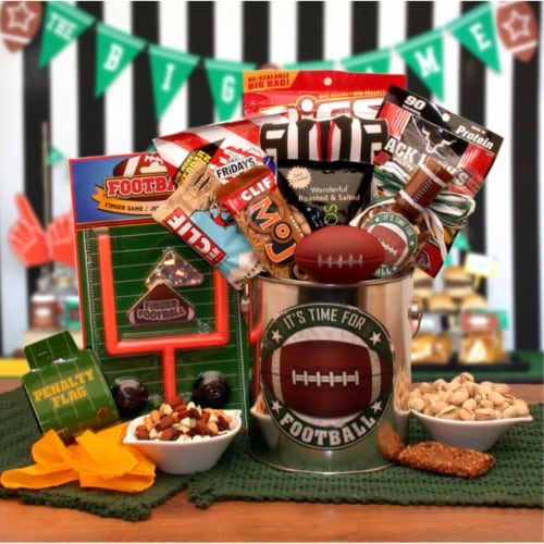 It's Football Time Gift Pail Perspective: front