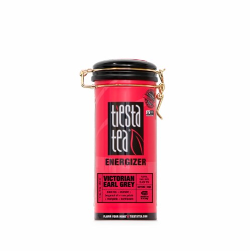 Tiesta Tea Energizer Victorian Earl Grey Tea Perspective: front