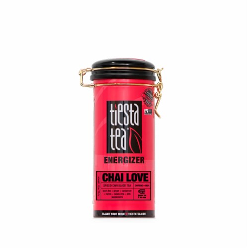 Tiesta Tea Energizer Chai Love Tea Perspective: front