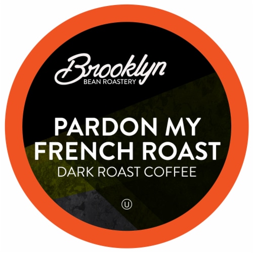 Brooklyn Beans French Roast Coffee Pods for Keurig K-Cups Coffee Maker 40 Count Perspective: front