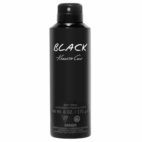 Kenneth Cole Black Men's Body Spray Perspective: front