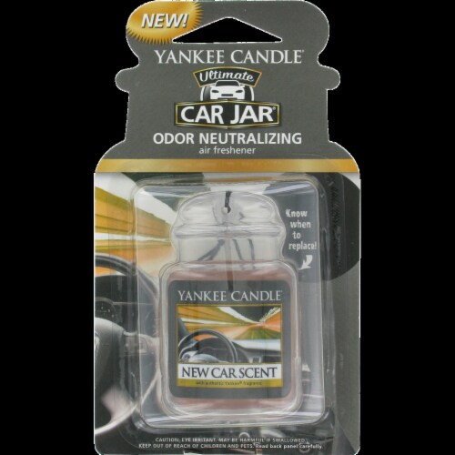 Yankee Candle Car Jar Ultimate New Car Scent Air Freshener, 1 ct