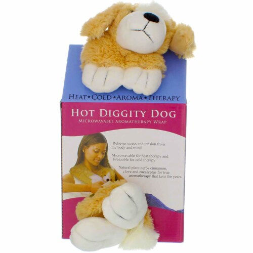 Spa Comforts Hot Diggity Dog Microwavable Aromatherapy Wrap Perspective: front