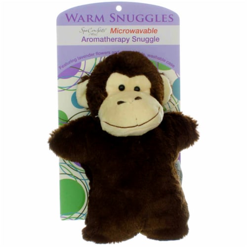 Spa Comforts Warm Snuggles Microwavable Aromatherapy Snuggle Monkey Perspective: front