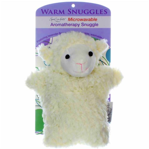 Spa Comforts Warm Snuggles Microwavable Aromatherapy Snuggle Lamb Perspective: front