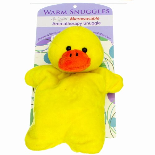 Spa Comforts Warm Snuggles Microwavable Aromatherapy Snuggle Duck Perspective: front