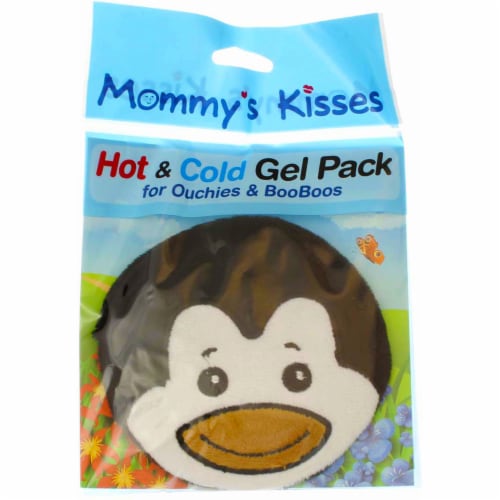 Spa Comforts Mommy Kisses Penguin Hot and Cold Gel Pack Perspective: front