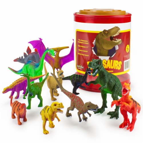 Dinosaur Toys for Kids Toys - 12 7-Inch Realistic Dinosaurs Figures with  Storage Box | Kids Dinosaur Toys | Toddler Dinosaur Toy | Dinosaur Toys for