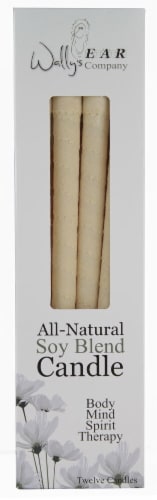Wally's Paraffin Natural Soy Blend Ear Candles Perspective: front