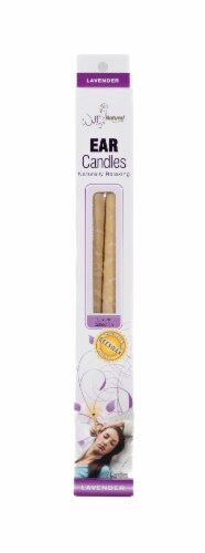 Wally's Lavender Beeswax Therapy Candle Perspective: front