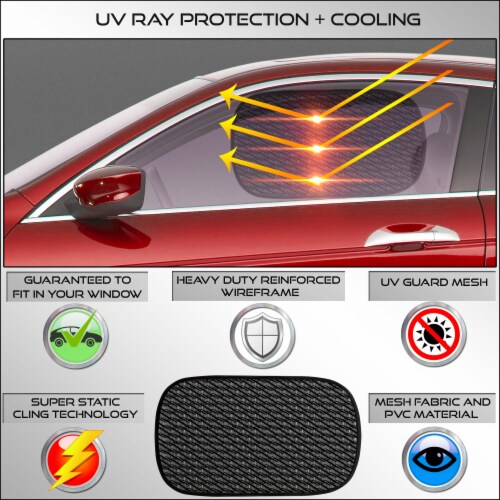Multi Pack Car Cling Sun Shades for Maximum UV Ray Protection 4 Pack Fred Meyer