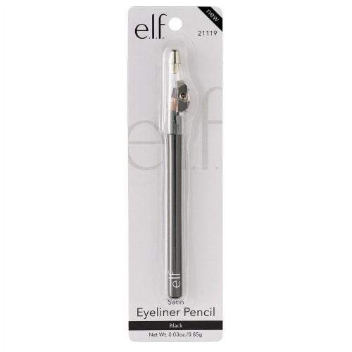 e.l.f. Black Satin Eyeliner Pencil Perspective: front