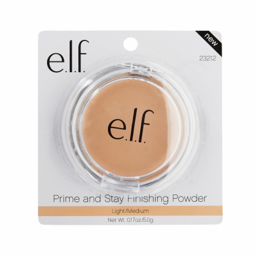 e.l.f. Prime & Stay Finishing Powder - Light/Medium Perspective: front