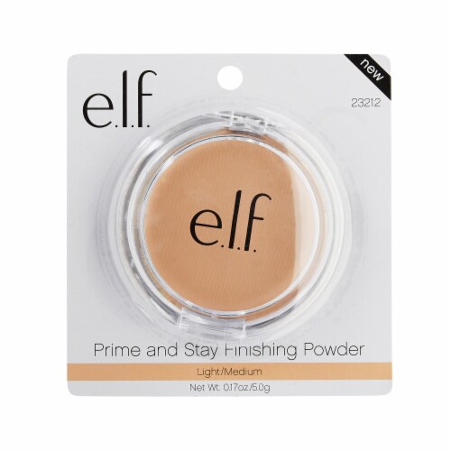 e.l.f. Prime & Stay Finishing Powder - Light/Medium Perspective: front