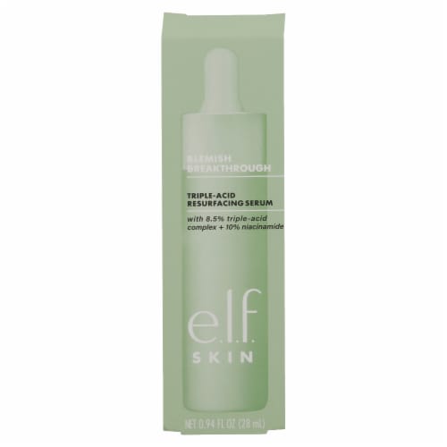 e.l.f. SKIN Blemish Breakthrough Triple-Acid Resurfacing Facial Serum Perspective: front
