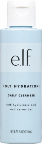 e.l.f. Cosmetics Holy Hydration! Daily Cleanser, Wash away Excess Oil,  Impurities, and Makeup, 3.71 Fl Oz (110ml), 3.71 Fluid_Ounces : :  Beauty & Personal Care