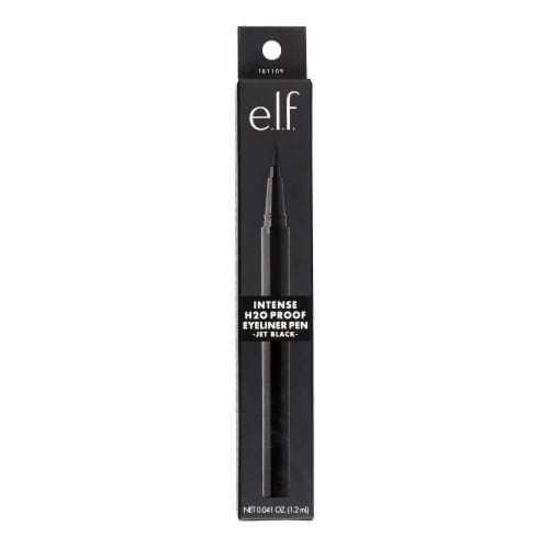 e.l.f. Intense H2O Proof Eyeliner Pen Jet Black Perspective: front