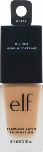 e.l.f. Flawless Finish Foundation, Lightweight Medium Coverage &  Semi-Matte, Beige