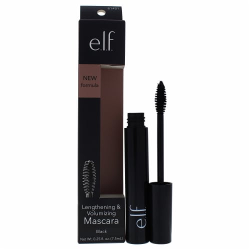 e.l.f. Lengthening & Volumizing Mascara Black Perspective: front