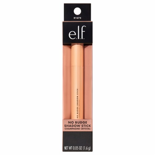 e.l.f. No Budge Eyeshadow Stick Champagne Crystal Perspective: front