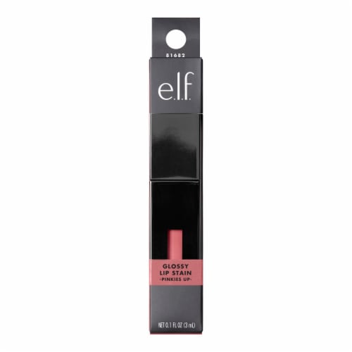 e.l.f. Glossy Lip Stain Pinkies Up Perspective: front