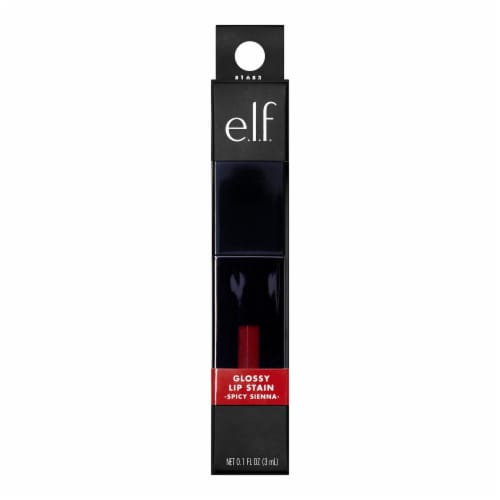 e.l.f. Glossy Lip Stain With Gloss-To-Stain Finish Spicy Sienna Perspective: front