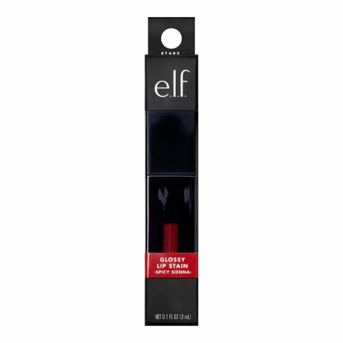 e.l.f. Glossy Lip Stain With Gloss-To-Stain Finish Spicy Sienna Perspective: front