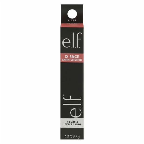 e.l.f. O FACE Satin Lipstick Dirty Talk - Beige Pink Perspective: front