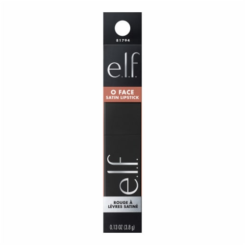 e.l.f. O Face Satin Lipstick No Doubt - Pink Brown Perspective: front