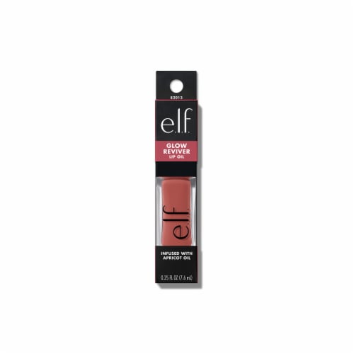 e.l.f. Glow Reviver Lip Oil - It's Giving Guava Perspective: front