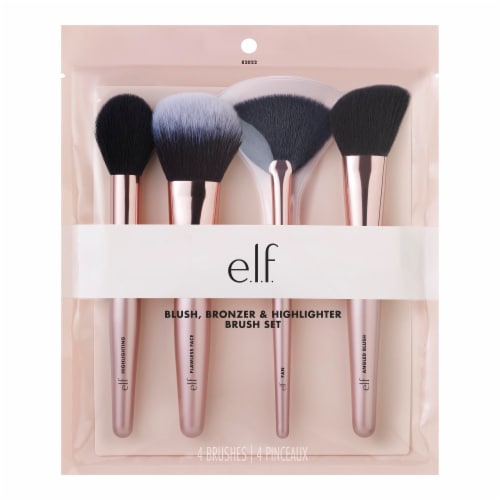 e.l.f. Blush & Glow Face Makeup Brush Kit Perspective: front
