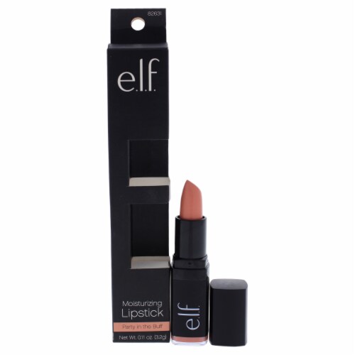 e.l.f. Moisturizing Lipstick Party In The Buff 0.11 oz Perspective: front