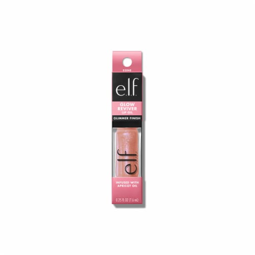 e.l.f Glow Reviver Lip Oil Glimmer Candy Coded Perspective: front