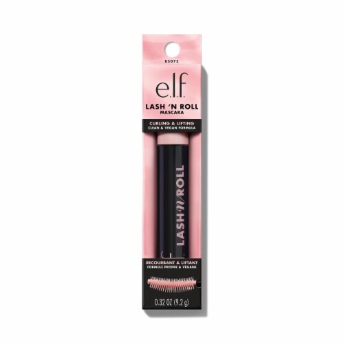 e.l.f. Lash 'N Roll 83072 Pitch Black Mascara Perspective: front