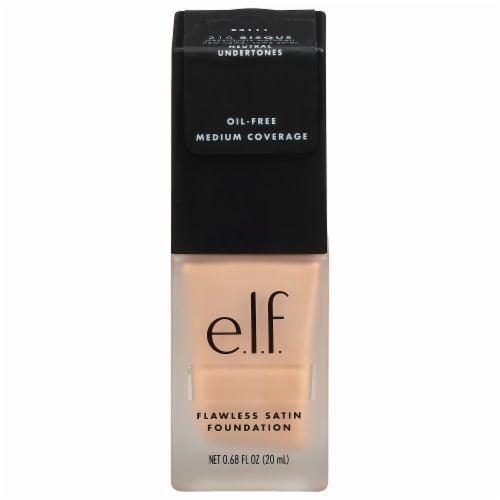 e.l.f. Flawless Satin Foundation Bisque, .68 fl oz - Jay C Food Stores