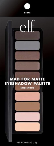 e.l.f. Nude Mood Mad for Matte Eyeshadow Palette Perspective: front