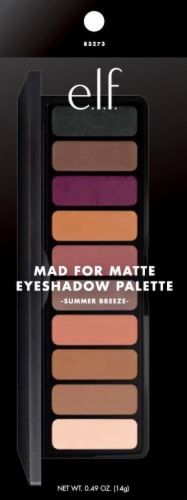 e.l.f. Mad For Matte Eyeshadow Palette, Summer Breeze 83273, 0.49 oz Perspective: front